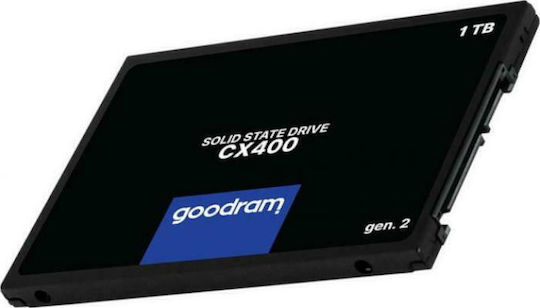 GoodRAM CX400 gen.2 SSD 1TB τύπου 2.5'' με σύνδεση SATA III SSDPR-CX400-01T-G2