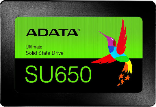 Adata Ultimate SU650 SSD 256GB 2.5'' Type with SATA III Connection ASU650SS-256GT-R