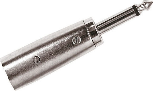 Proel AT300 Converter 6.3mm male to XLR female Silver 1pcs