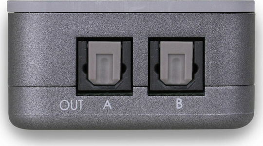 Marmitek Splitter Οπτικής Ίνας TS12 Μετατροπέας Toslink female σε Toslink 2x female 1τμχ