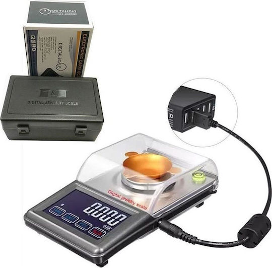 Fuzion DS-26 Electronic Precision Commercial Scale with Weighing Capacity of 0.05kg and Division 0.001gr