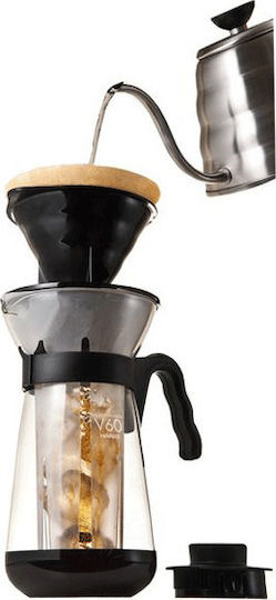 Hario V60 Glass Immersion Brewer 700ml 4 Cups Black VIC-02B