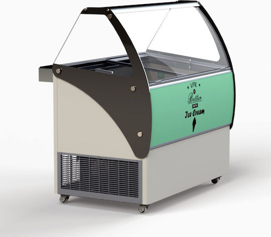Crystal SA Elegante 46 Commercial Ice Cream Freezer H126.3xW146.1xD86.2cm