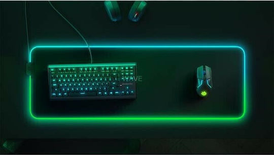 SteelSeries Qck Prism Cloth Gaming Mouse Pad XXL (900mm) with RGB Lighting Black 63826