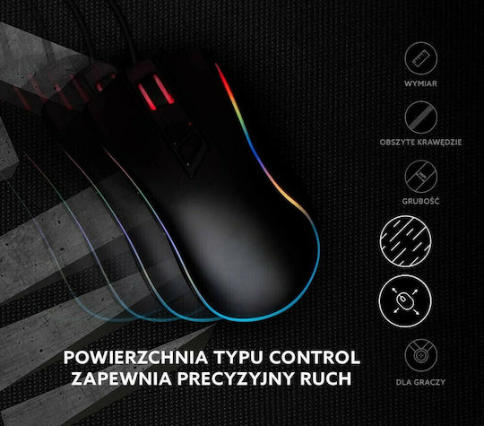 Savio Precision Control Gaming Mouse Pad XXL (1000mm) Μαύρο GPCXXL
