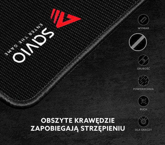 Savio Precision Control Gaming Mouse Pad XXL (1000mm) Μαύρο GPCXXL