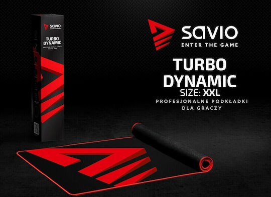 Savio Turbo Dynamic Gaming Mouse Pad XXL (1000mm) Black/Red GTDXXL
