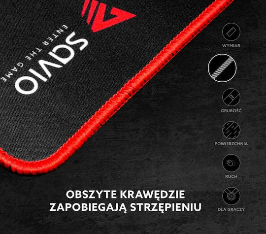 Savio Turbo Dynamic Gaming Mouse Pad XXL (1000mm) Black/Red GTDXXL