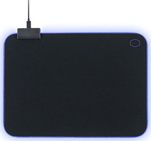 CoolerMaster Masteraccessory Mp750 RGB Gaming Mouse Pad Medium 370mm with RGB Lighting via USB Black