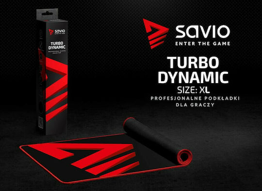 Savio Turbo Dynamic Gaming Mouse Pad XXL (900mm) Μαύρο/Κόκκινο GTDXL