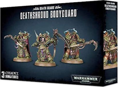 Games Workshop Warhammer 40000 Death Guard: Deathshroud Bodyguard Unpainted Figures 99120102123