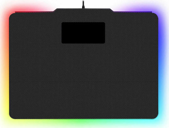 Redragon Epeius Hard P009 Гейминг Мишка Подложка Средна 358мм с RGB Осветление Черен