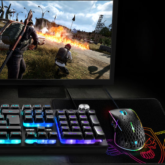 Spirit of Gamer Darkskull Gaming Mouse Pad Large (440mm) Μαύρο SOG-PAD02XL
