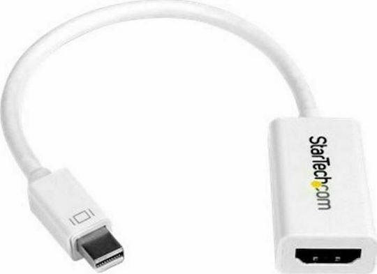 StarTech Конвертор HDMI женски към mini DisplayPort мъжки Бял 1бр MDP2HD4KSW