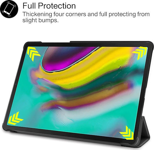 Tactical Tri-Fold Flip Cover Μαύρη (iPad 2019/2020/2021 10.2'')