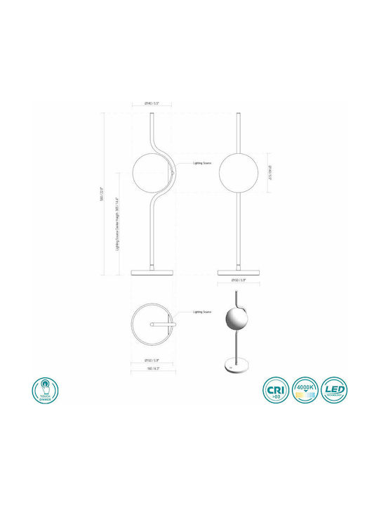 Faro Barcelona Lustră Decorativă Auriu