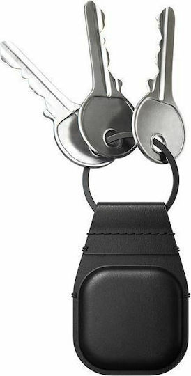 Nomad Keychain Schlüsselbund-Etui Leder für AirTag in Schwarz Farbe