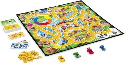 Board Game Το Παιχνίδι της Ζωής Junior for 2-4 Players 5+ Years Old (GER) Hasbro