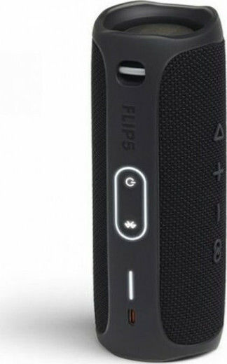 JBL Flip 5 Αδιάβροχο Ηχείο Bluetooth 20W με Διάρκεια Μπαταρίας έως 12 ώρες Black Matte