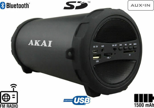 Akai Proffesional ABTS-11B Boxă Bluetooth 10W cu Radio Negru