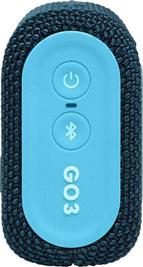 JBL Go 3 Waterproof Bluetooth Speaker 4.2W with Battery Life up to 5 hours Blue/Pink
