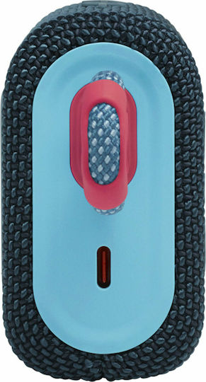 JBL Go 3 Waterproof Bluetooth Speaker 4.2W with Battery Life up to 5 hours Blue/Pink