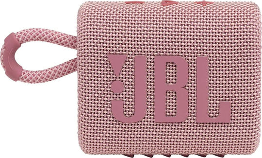JBL Go 3 Waterproof Bluetooth Speaker 4.2W with Battery Life up to 5 hours Pink