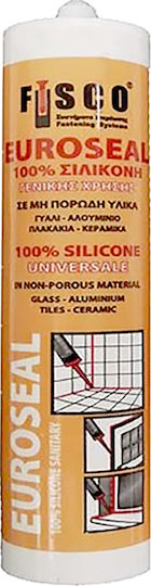 Fisco Euroseal Sealant Silicone Mold Resistant White 280ml