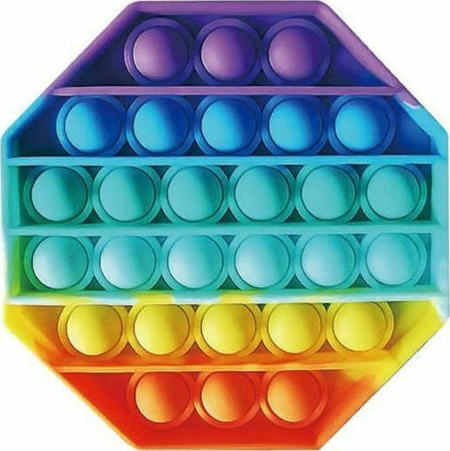 Pop it Fidget Σιλικόνης Rainbow