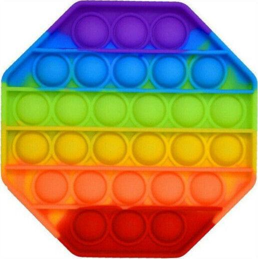 Pop it Fidget Σιλικόνης Rainbow