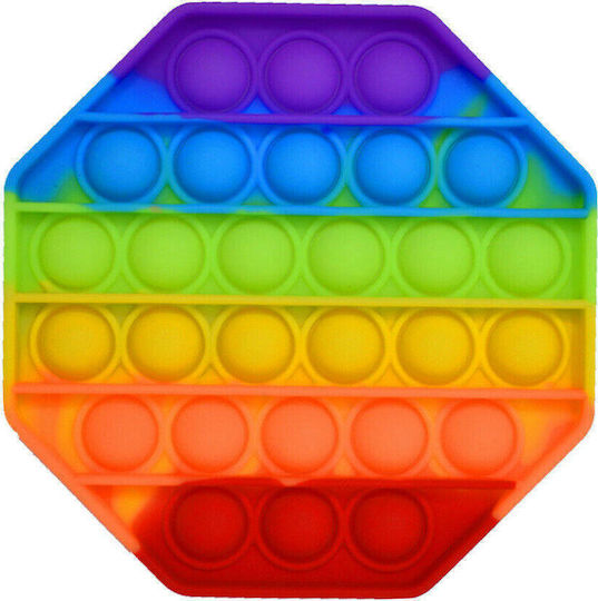 Pop it Fidget Σιλικόνης Rainbow