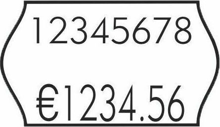 Label Αυτοκόλλητες Ετικέτες σε Ρολό για Ετικετογράφο Λευκές 22x16mm