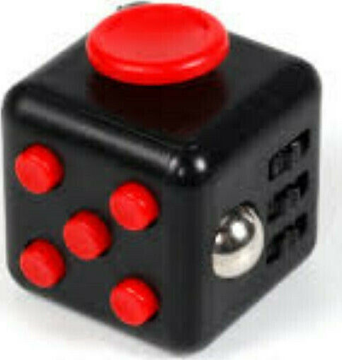 Anti Stress Fidget Cube 6 Sides Пластмасов Черен