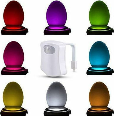 LED Bathroom with 8 Colours in Gray Color LIGHTBOWL