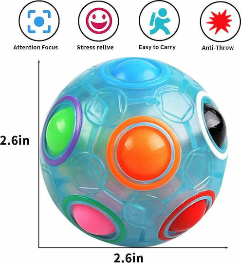 Cuberspeed Rainbow Ball Puzzle Made of Plastic for Ages 6+ 999991