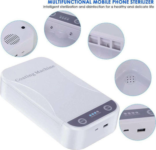 UV Sterilizer Phone Disinfection Λευκό