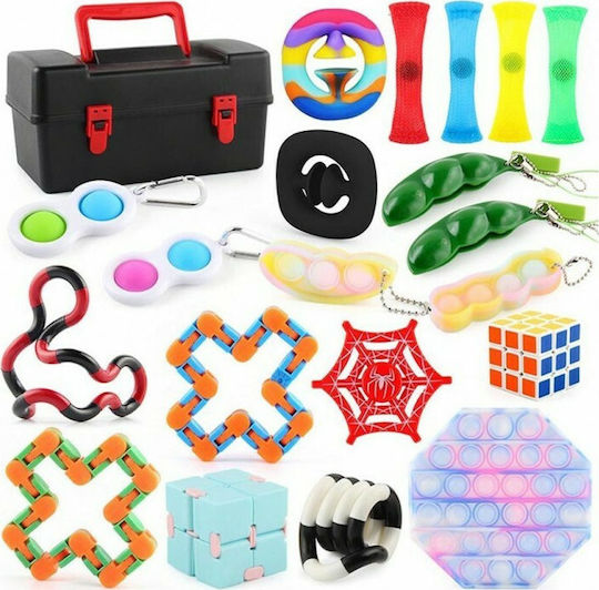 Gama Brands Κουτί με 20 Fidget Toys Πλαστικό Πολύχρωμο