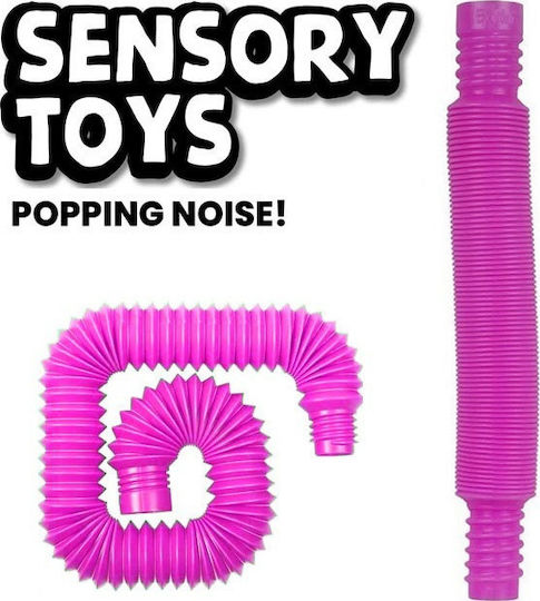 Fidget Tube Cu Sunet Plastic Violet