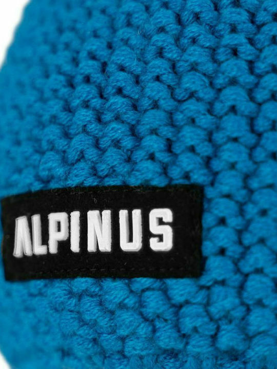 Alpinus Mutenia Ανδρικός Pom Pom Beanie Σκούφος σε Μπλε χρώμα