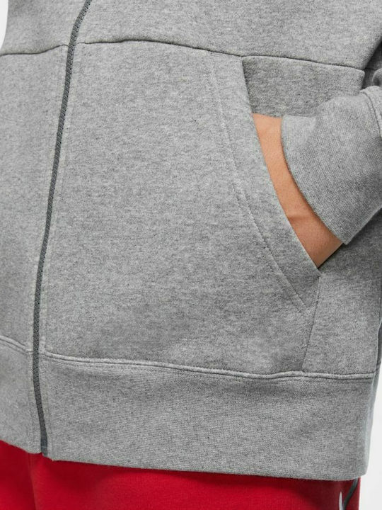 Cardigan With Hood Gray