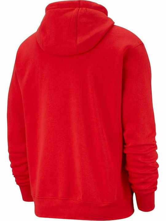 Club Sweatshirt mit Kapuze Rot