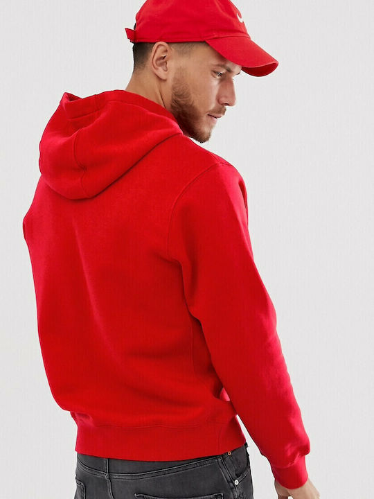 Club Sweatshirt mit Kapuze Rot
