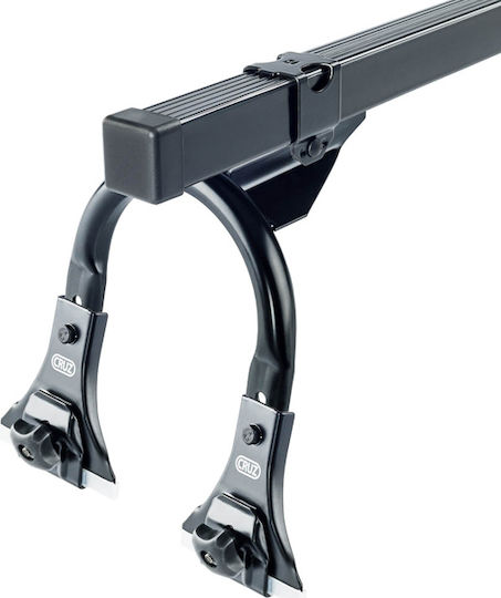 Cruz Roof Bars Steel 140cm. (with Roof Rack Legs) Silver