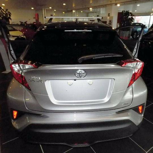Menabo Metallic Car Roof Bars 130cm for Toyota C-HR 5D Set with Roof Rack Legs Black