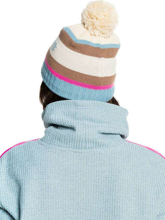 Maeley Γυναικείος Pom Pom Beanie Σκούφος σε Μπεζ χρώμα