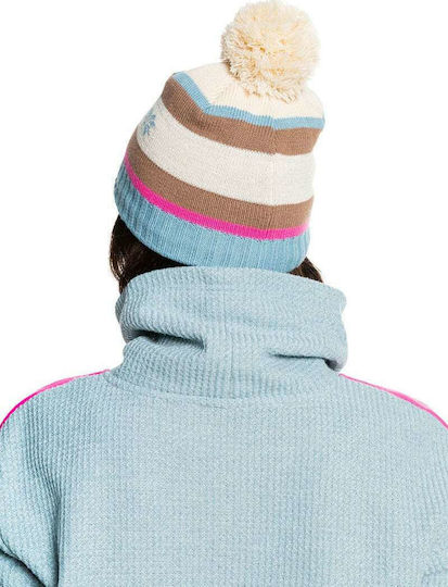 Maeley Knitted Beanie Cap Beige