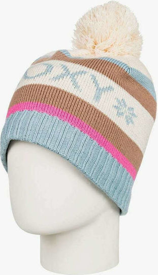 Maeley Knitted Beanie Cap Beige