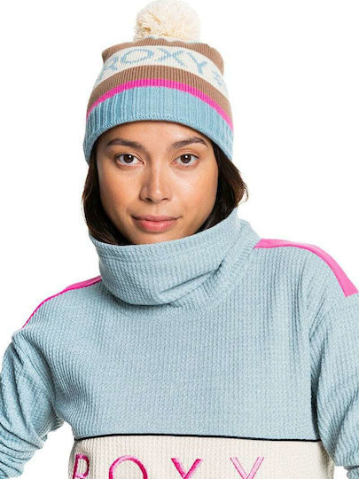Maeley Knitted Beanie Cap Beige