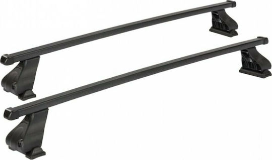 K39 K1 Medium 150cm. for Cars with Factory Bars (with Roof Rack Legs) Black