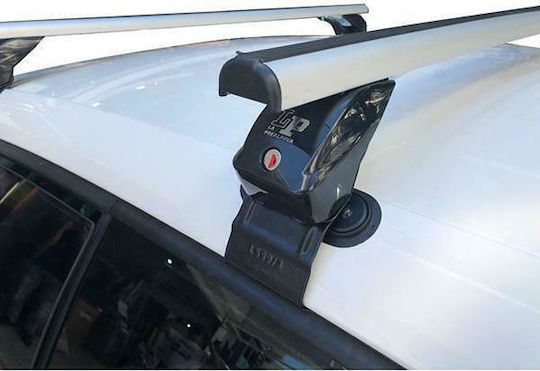 La Prealpina Car Roof Bars Aluminum 124cm for Volkswagen Scirocco 3D Set without Legs